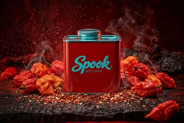 Escena extrema de picante con SPOOK GHOST PEPPER