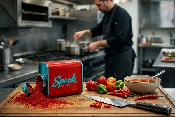 Cocina profesional con SPOOK GHOST PEPPER