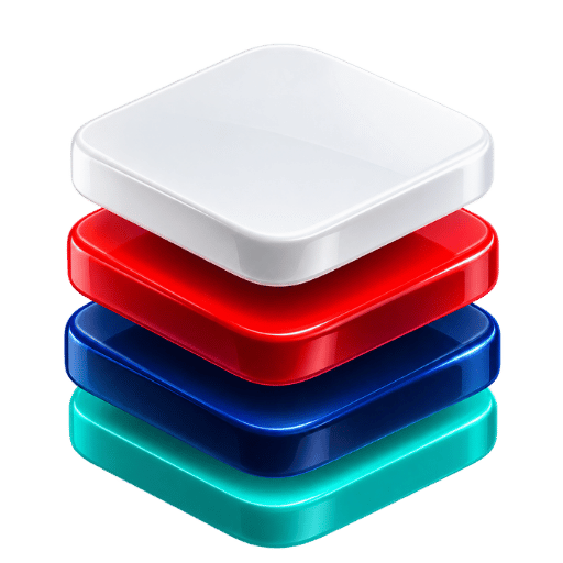 Stacks 3D Icon
